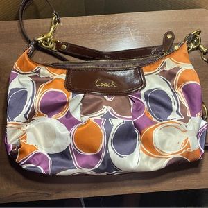 Coach signature purse